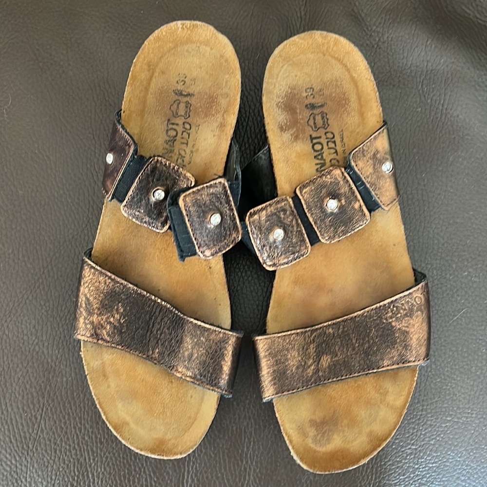 Naot sandals women size 39 excellent cond made in 🇮🇱 Israel like new very cute